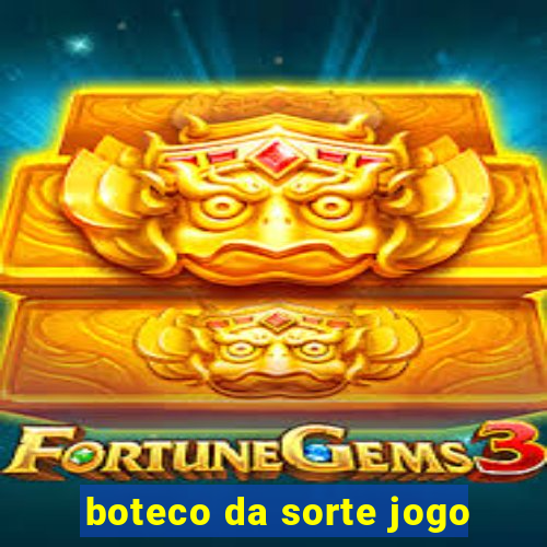 boteco da sorte jogo